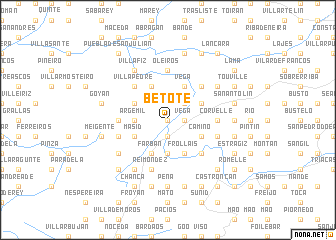 map of Betote