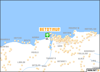 map of Beto Timur