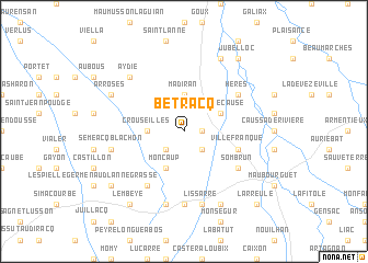 map of Bétracq