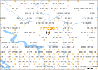 map of Betrāsin