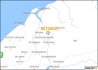 map of Betsaka