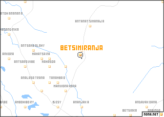 map of Betsimiranja