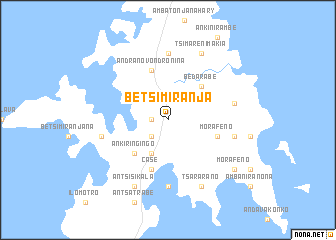 map of Betsimiranja
