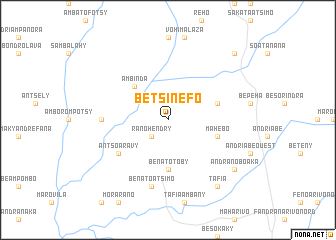 map of Betsinefo