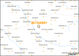 map of Betsiramy