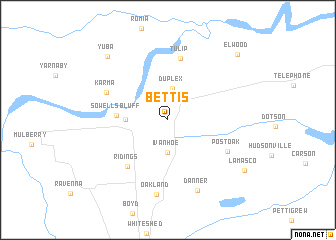 map of Bettis