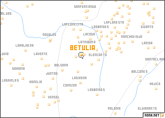 map of Betulia