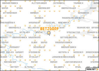 map of Betzdorf