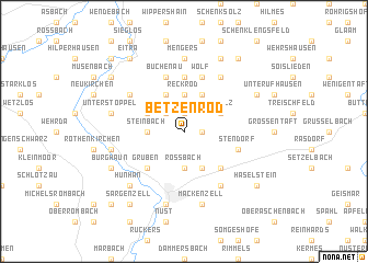 map of Betzenrod