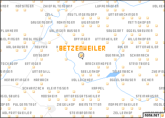 map of Betzenweiler