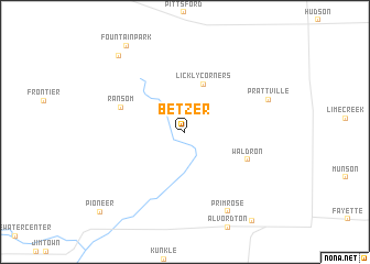 map of Betzer