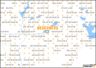map of Beuerberg