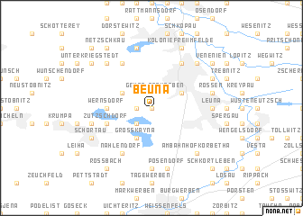 map of Beuna