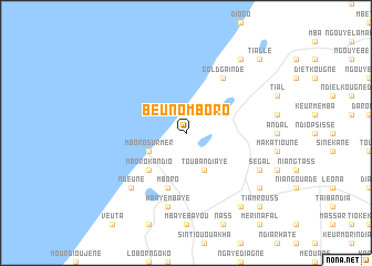 map of Beuno Mboro