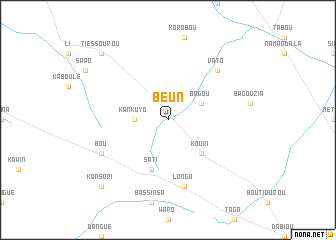 map of Beun