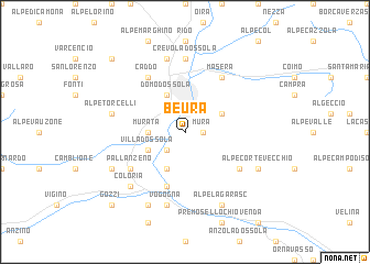 map of Beura