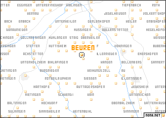 map of Beuren