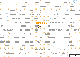 map of Beurleup