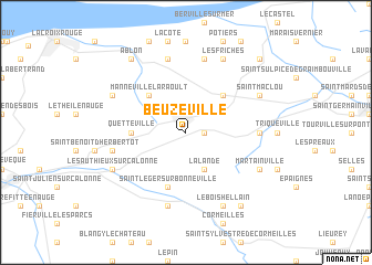 map of Beuzeville