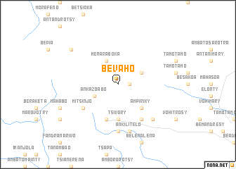 map of Bevaho