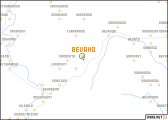 map of Bevaho