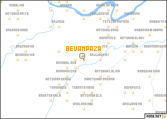 map of Bevampaza