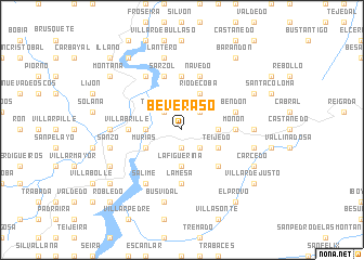 map of Beveraso