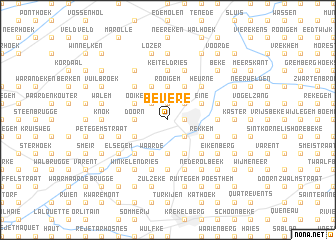 map of Bevere