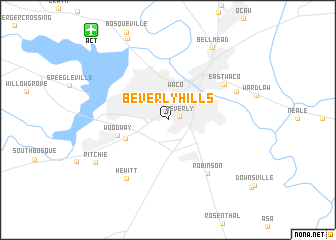 map of Beverly Hills