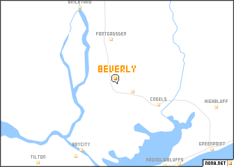 map of Beverly