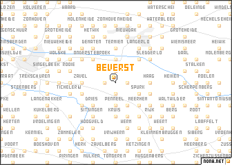 map of Beverst