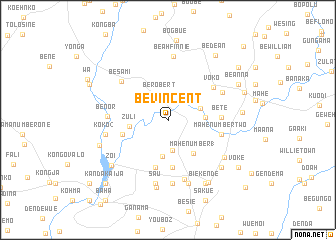 map of Be Vincent