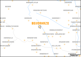 map of Bevoahazo