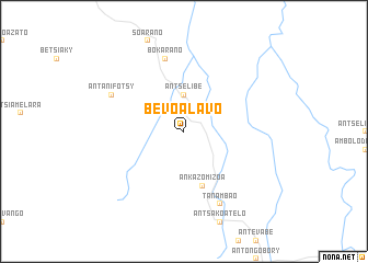 map of Bevoalavo