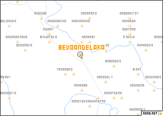 map of Bevoandelaka