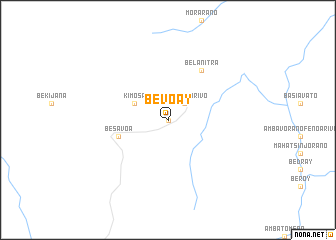 map of Bevoay
