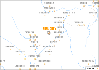 map of Bevoay