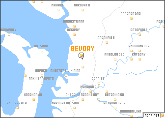 map of Bevoay