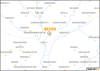 map of Bevoa