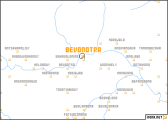 map of Bevonotra
