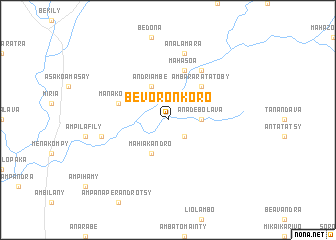 map of Bevoronkoro