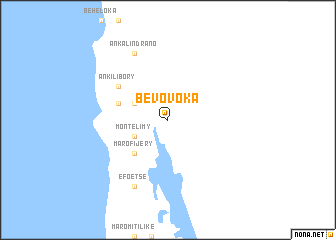 map of Bevovoka