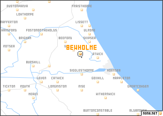 map of Bewholme