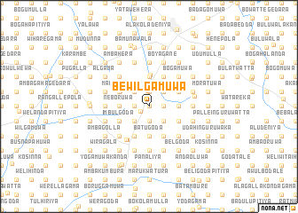map of Bewilgamuwa