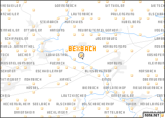 map of Bexbach