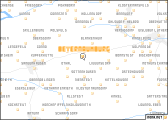 map of Beyernaumburg