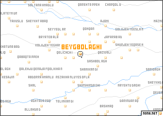 map of Beyg Bolāghī