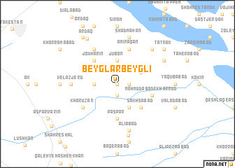 map of Beyglar Beyglī