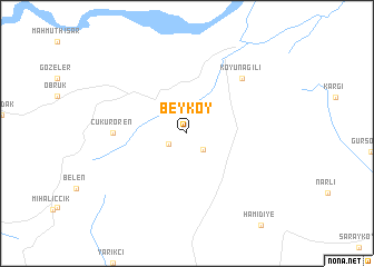 map of Beyköy