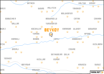 map of Beyköy